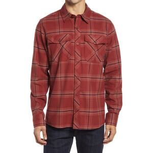 Outdoor Research NWOT Men's Sandpoint Plaid Flannel Button Up Shirt Red Size S